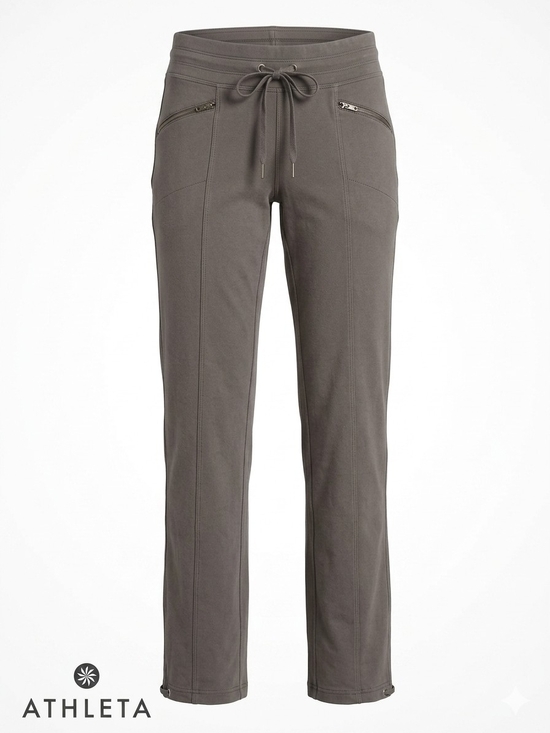 Athleta Pants - Athleta Dipper Pants Small Petite SP Gray Yoga Hiking Commute Lounge Trousers